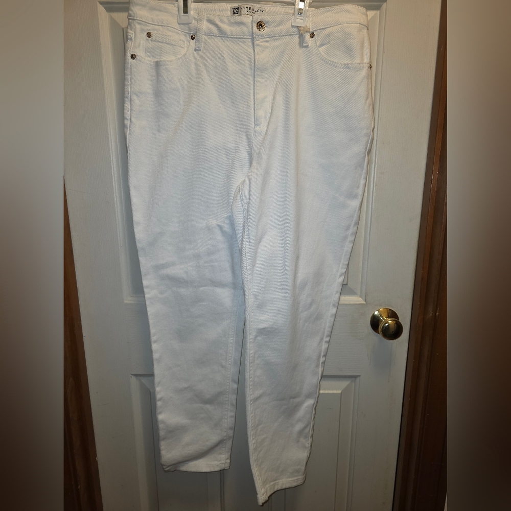Anne Klein High Rise Skinny Jeans Size 12 New - Picture 2 of 10